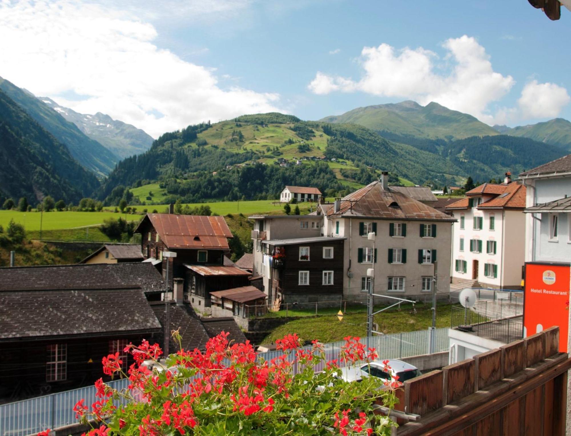 Hotel Restaurant La Furca Disentis Kültér fotó