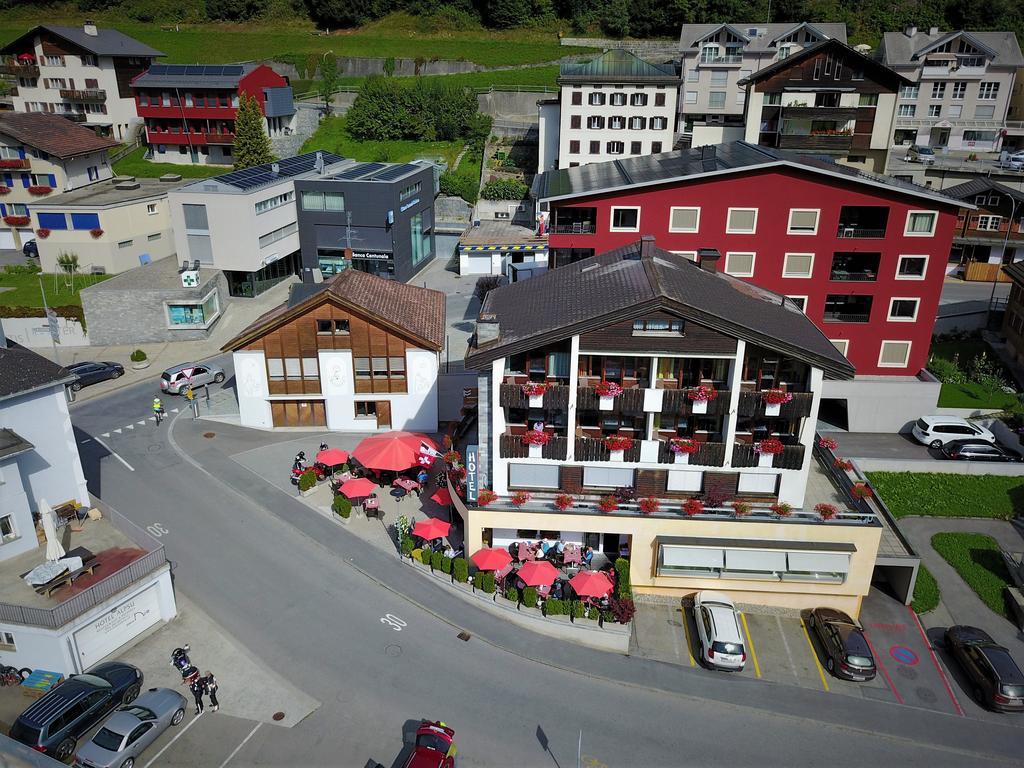 Hotel Restaurant La Furca Disentis Kültér fotó